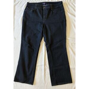 NYDJ Women’s Lift Tuck Technology Straight Blue Jeans Size 14 WP / NWOT